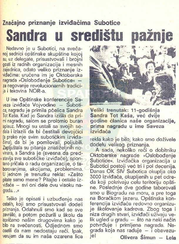 Sandra Tot Kaša - MI MLADI-izviđačke novine - Album - brojevi 49-59, strana 056