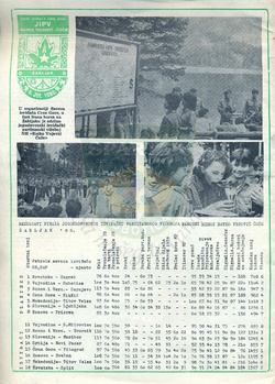 Резултати Југословенског извиђачко-партизанског вишебоја Народни херој Ратко Вујовић Чоче - Жабљак 1986. године.